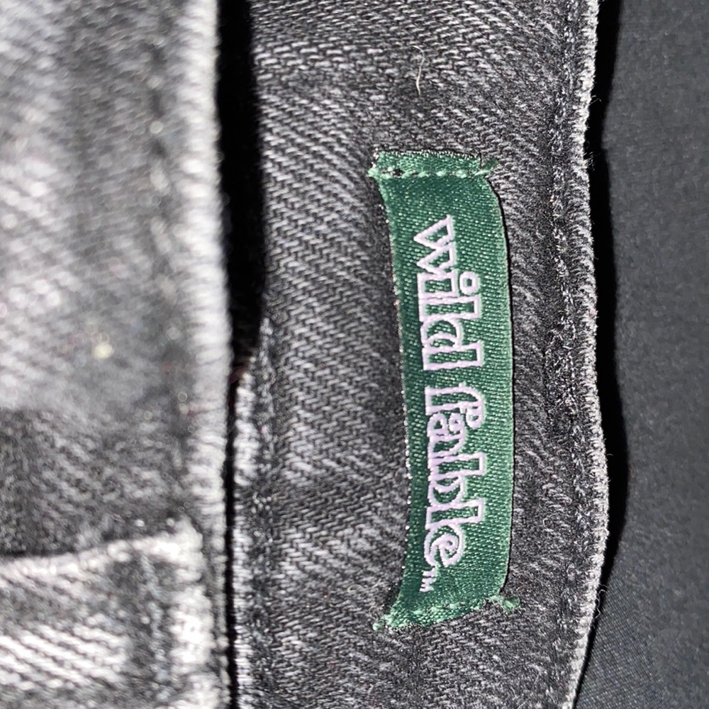 Wild fable black jean high rise shorts 14/32